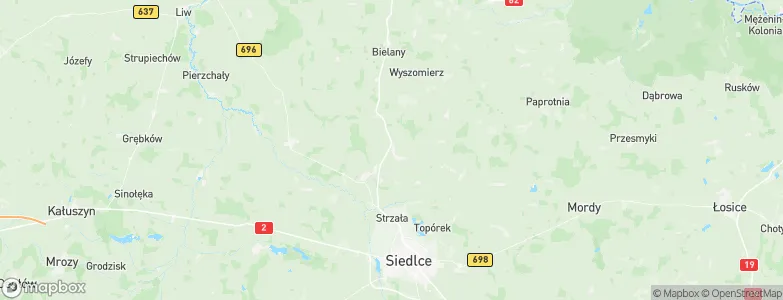 Suchożebry, Poland Map