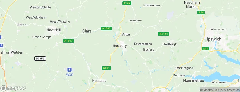 Sudbury, United Kingdom Map