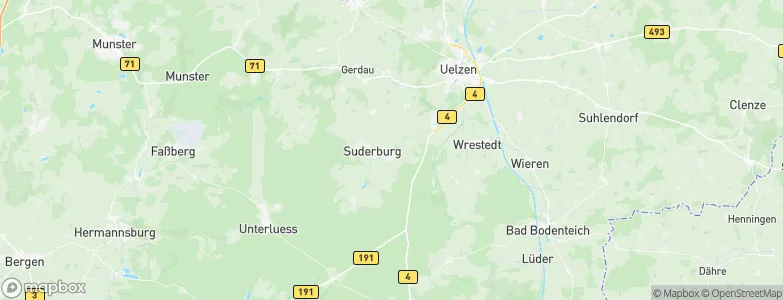 Suderburg, Germany Map