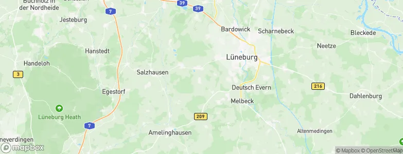 Südergellersen, Germany Map