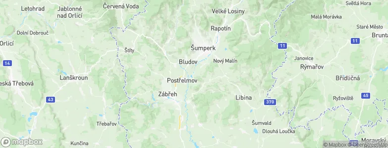 Sudkov, Czechia Map