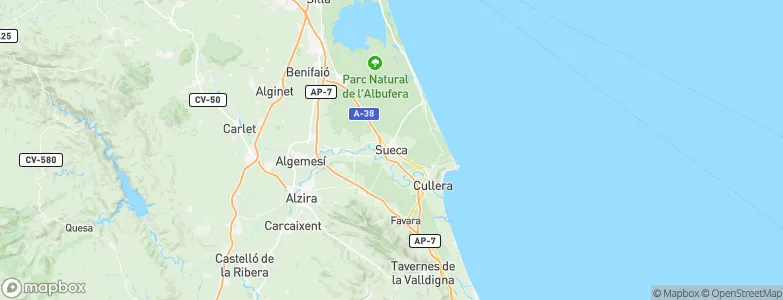 Sueca, Spain Map