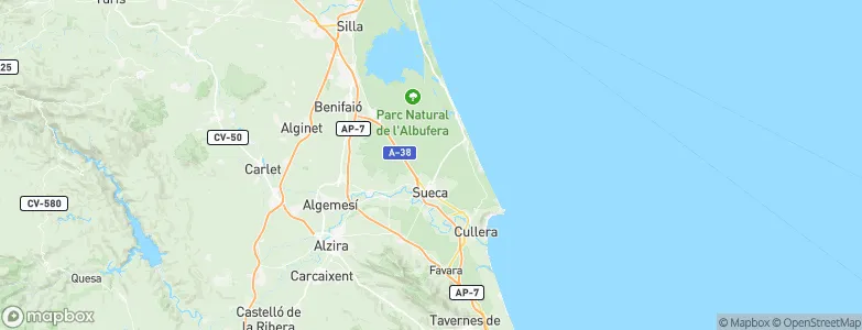 Sueca, Spain Map