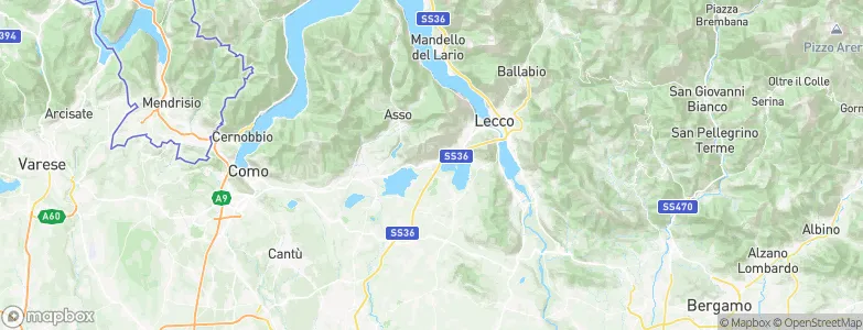 Suello, Italy Map