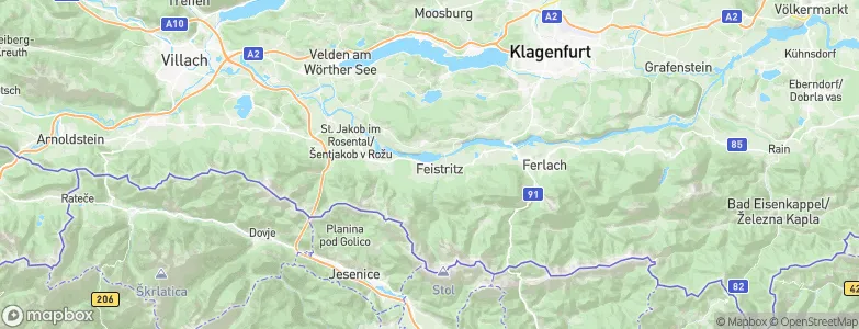 Suetschach, Austria Map