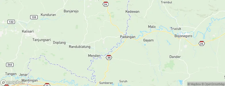 Sugihwaras, Indonesia Map