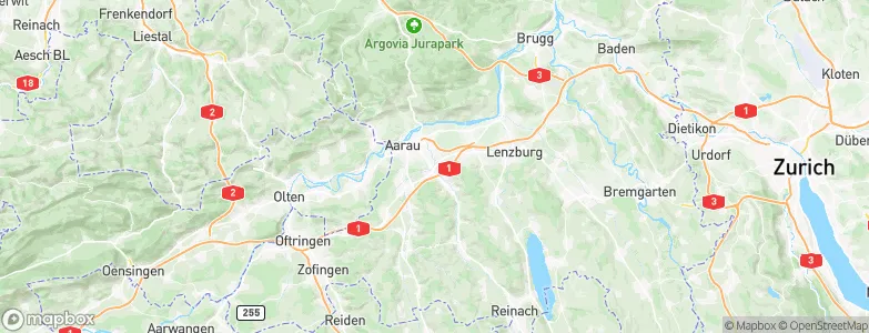 Suhr, Switzerland Map