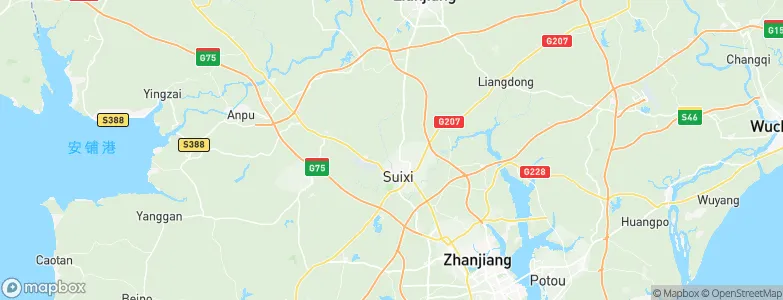 Suicheng, China Map