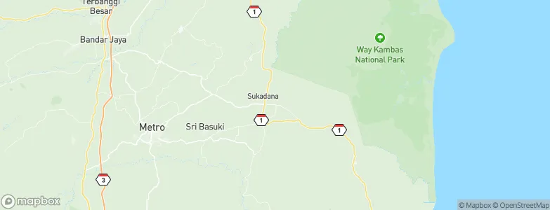 Sukadana, Indonesia Map