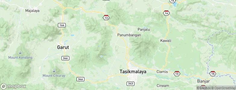 Sukahening, Indonesia Map
