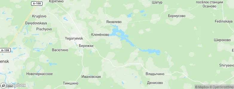 Sukhanovo, Russia Map
