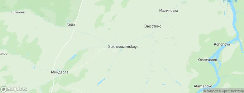 Sukhobuzimskoye, Russia Map