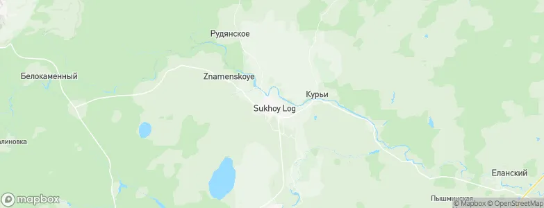 Sukhoy Log, Russia Map