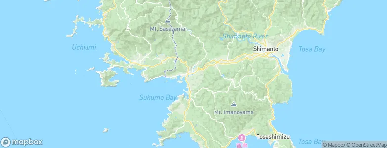 Sukumo, Japan Map