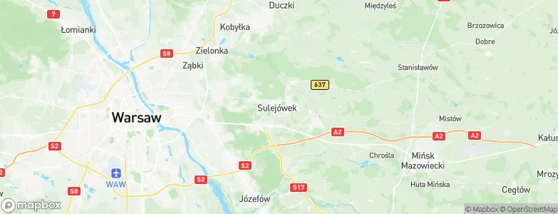 Sulejówek, Poland Map