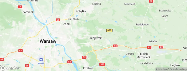 Sulejówek, Poland Map