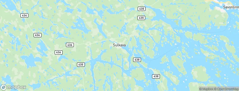 Sulkava, Finland Map