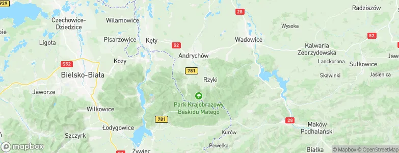 Sułkowice, Poland Map