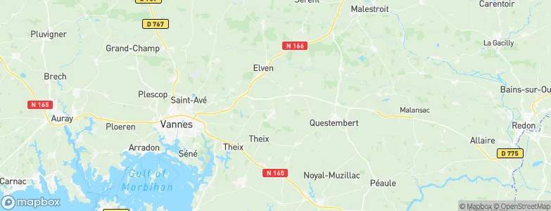Sulniac, France Map