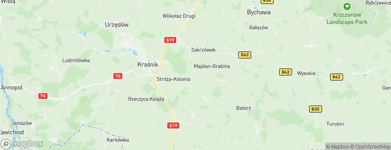 Sułów, Poland Map