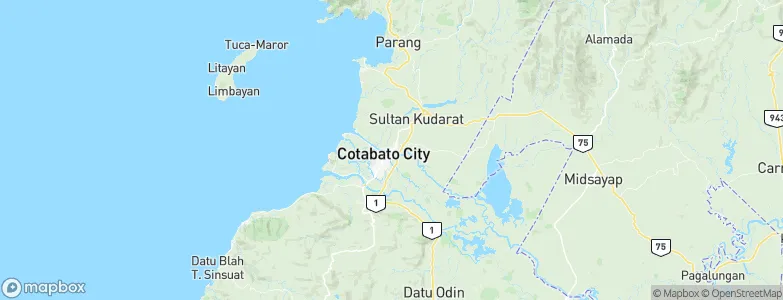 Sultan Kudarat, Philippines Map
