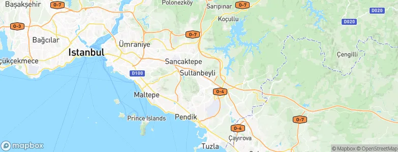 Sultanbeyli, Turkey Map