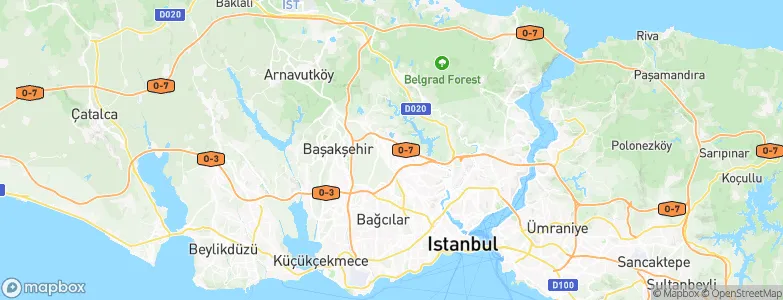 Sultangazi, Turkey Map
