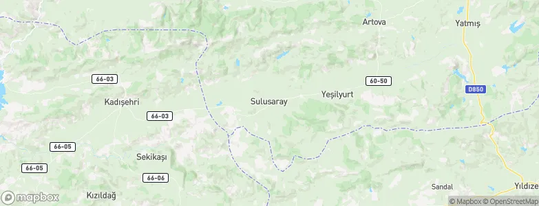Sulusaray, Turkey Map