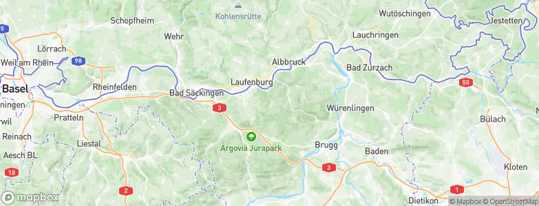Sulz (AG), Switzerland Map