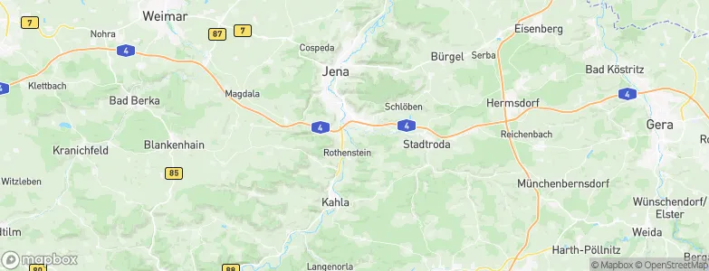 Sulza, Germany Map