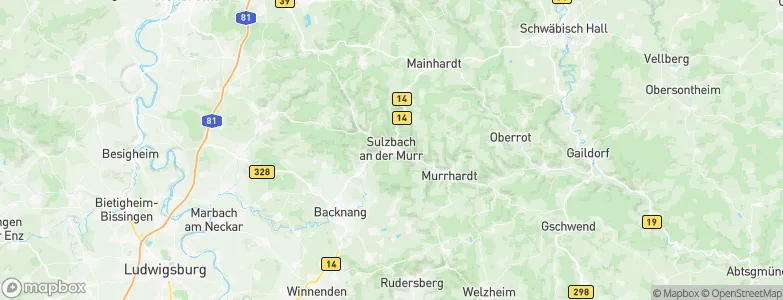 Sulzbach an der Murr, Germany Map