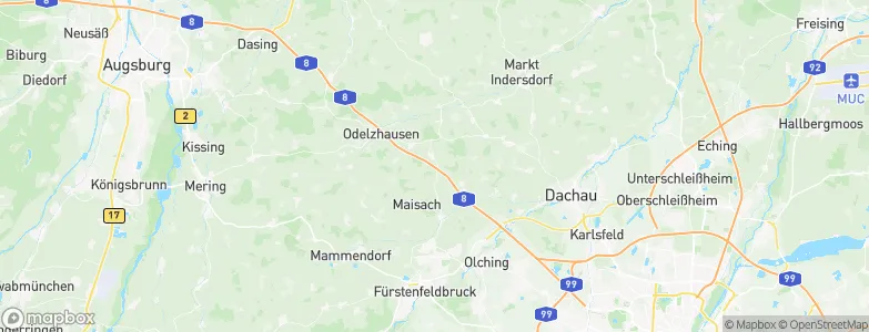 Sulzemoos, Germany Map