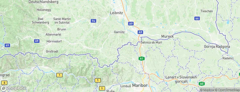 Sulztal an der Weinstraße, Austria Map