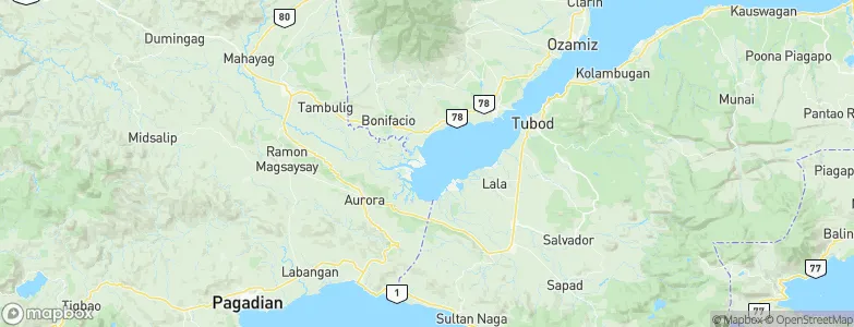Sumalig, Philippines Map