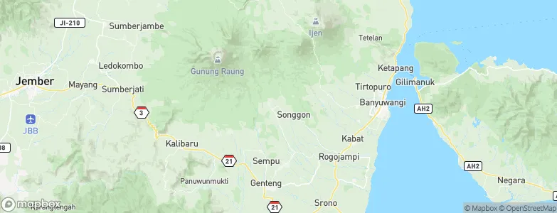 Sumberagung, Indonesia Map
