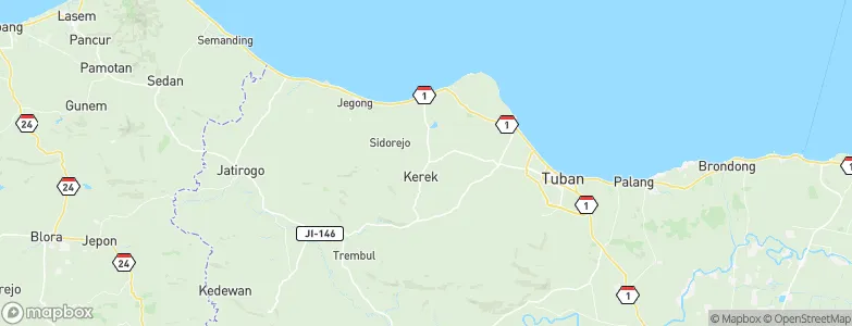 Sumberarum, Indonesia Map