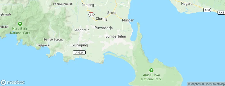Sumberasri, Indonesia Map
