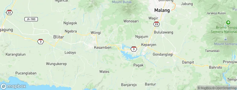 Sumberejo, Indonesia Map