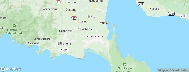 Sumberluhur, Indonesia Map