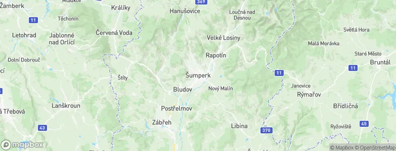 Šumperk, Czechia Map