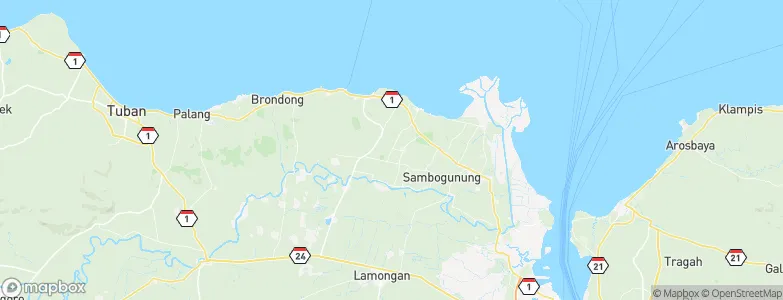 Sumurber, Indonesia Map
