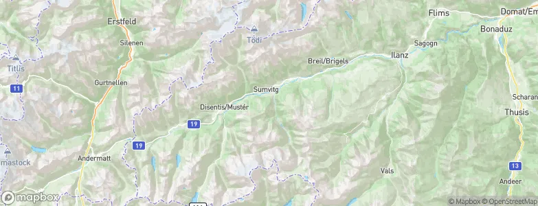 Sumvitg, Switzerland Map