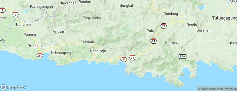 Sunduk, Indonesia Map