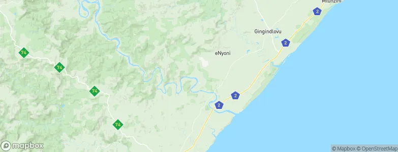 Sundumbili, South Africa Map