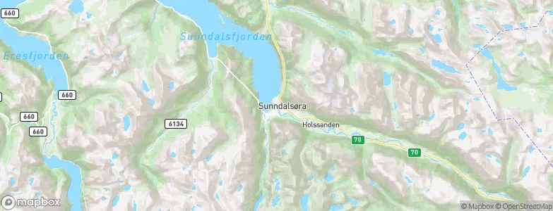 Sunndalsøra, Norway Map