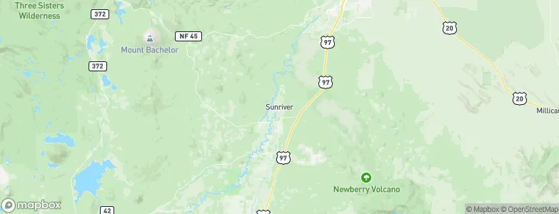 Sunriver, United States Map