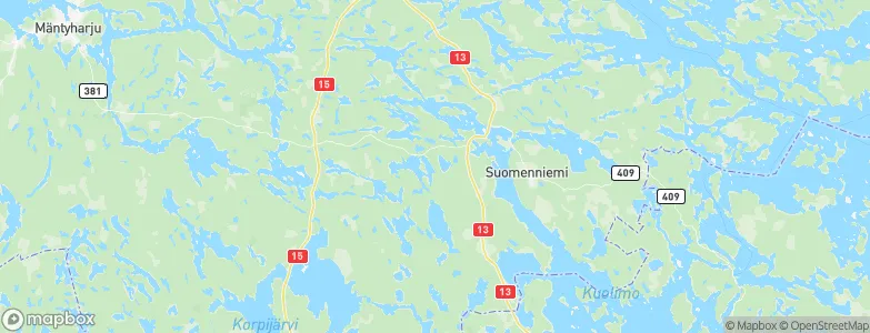 Suomenniemi, Finland Map