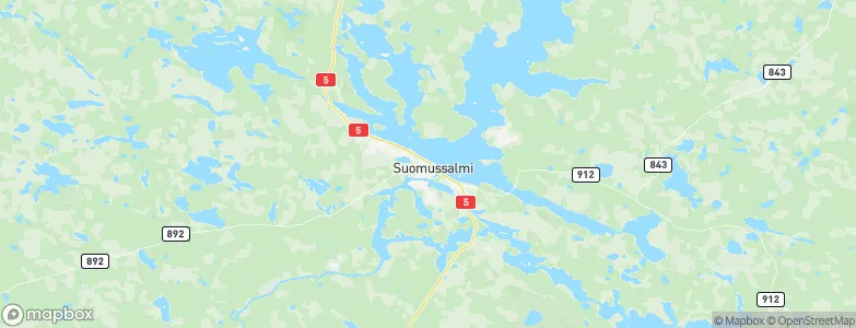 Suomussalmi, Finland Map