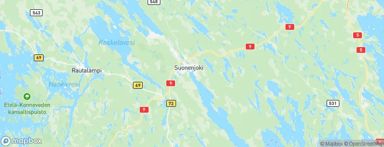 Suonenjoki, Finland Map