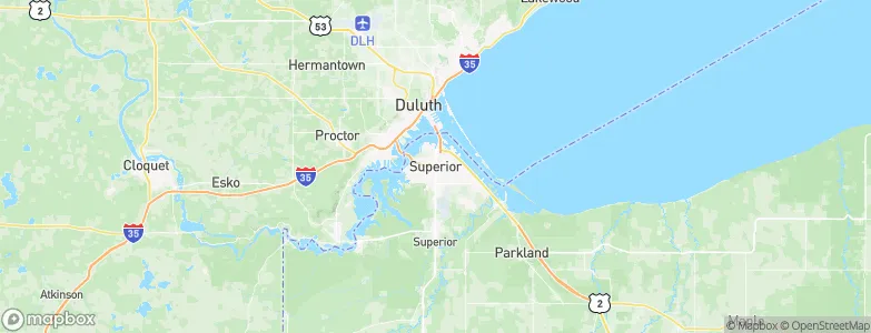 Superior, United States Map